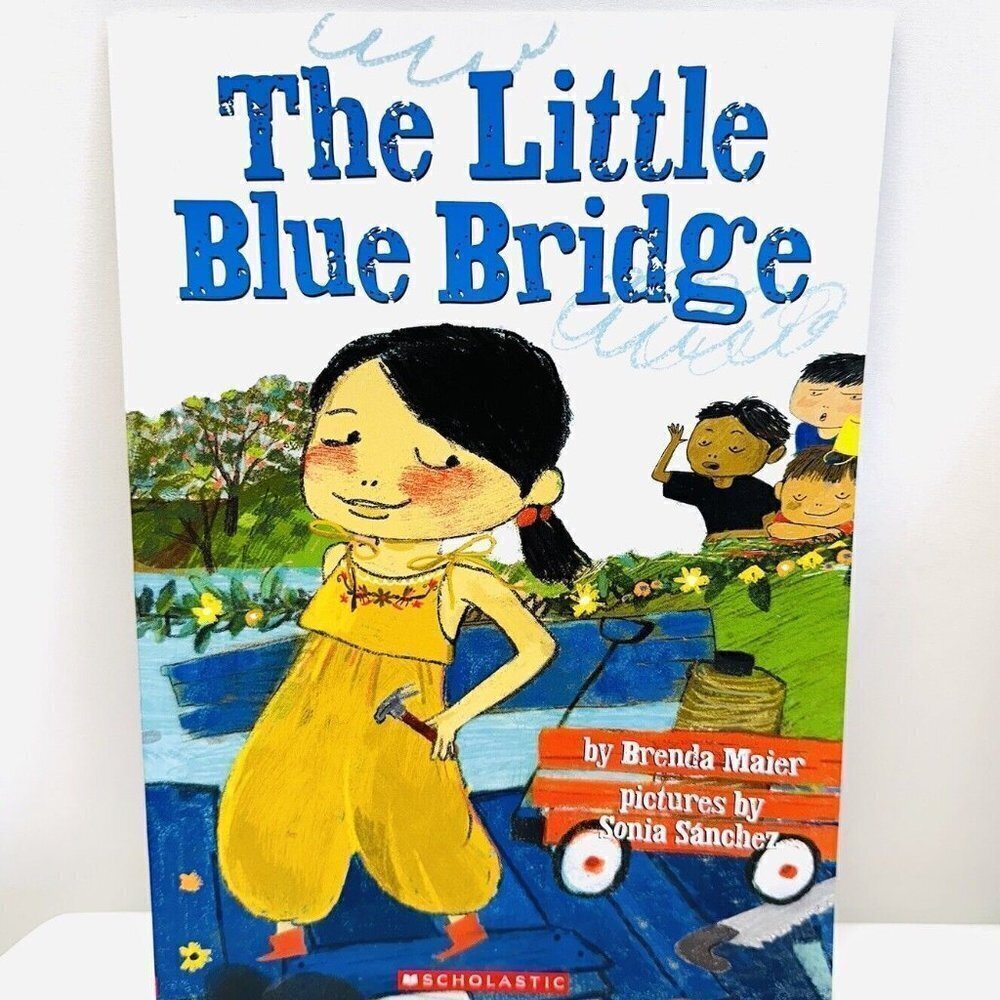 THE LITTLE BLUE BRIDGE Paperback Book by Brenda Maier Brand New - Picture 1 of 2